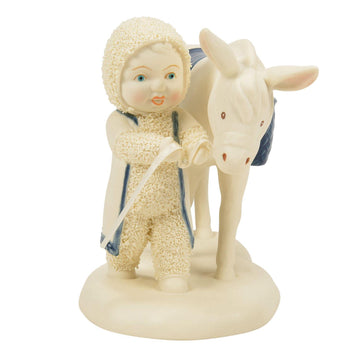 Buy Snowbabies at CountryNMoreGIfts.com Snowbaby with a Donkey