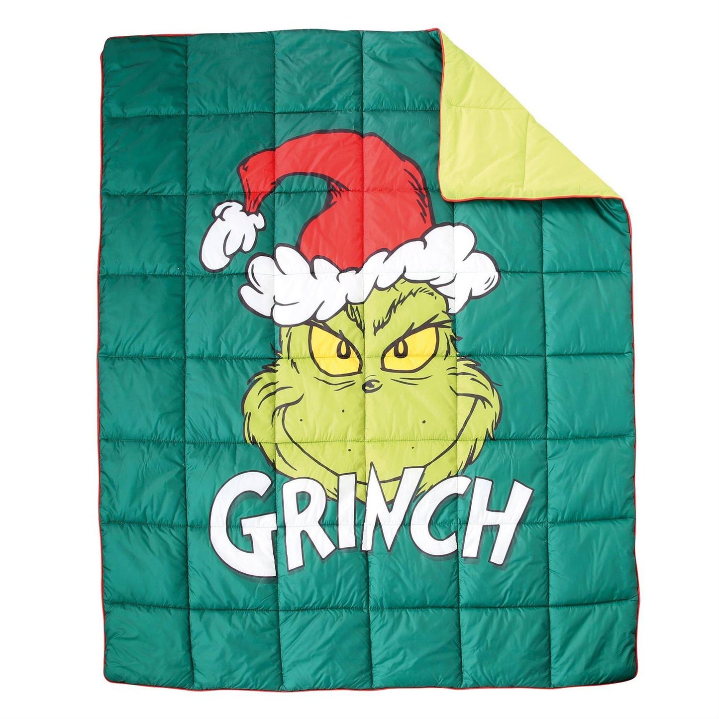 Grinch Puffer Blanket - Country N More Gifts