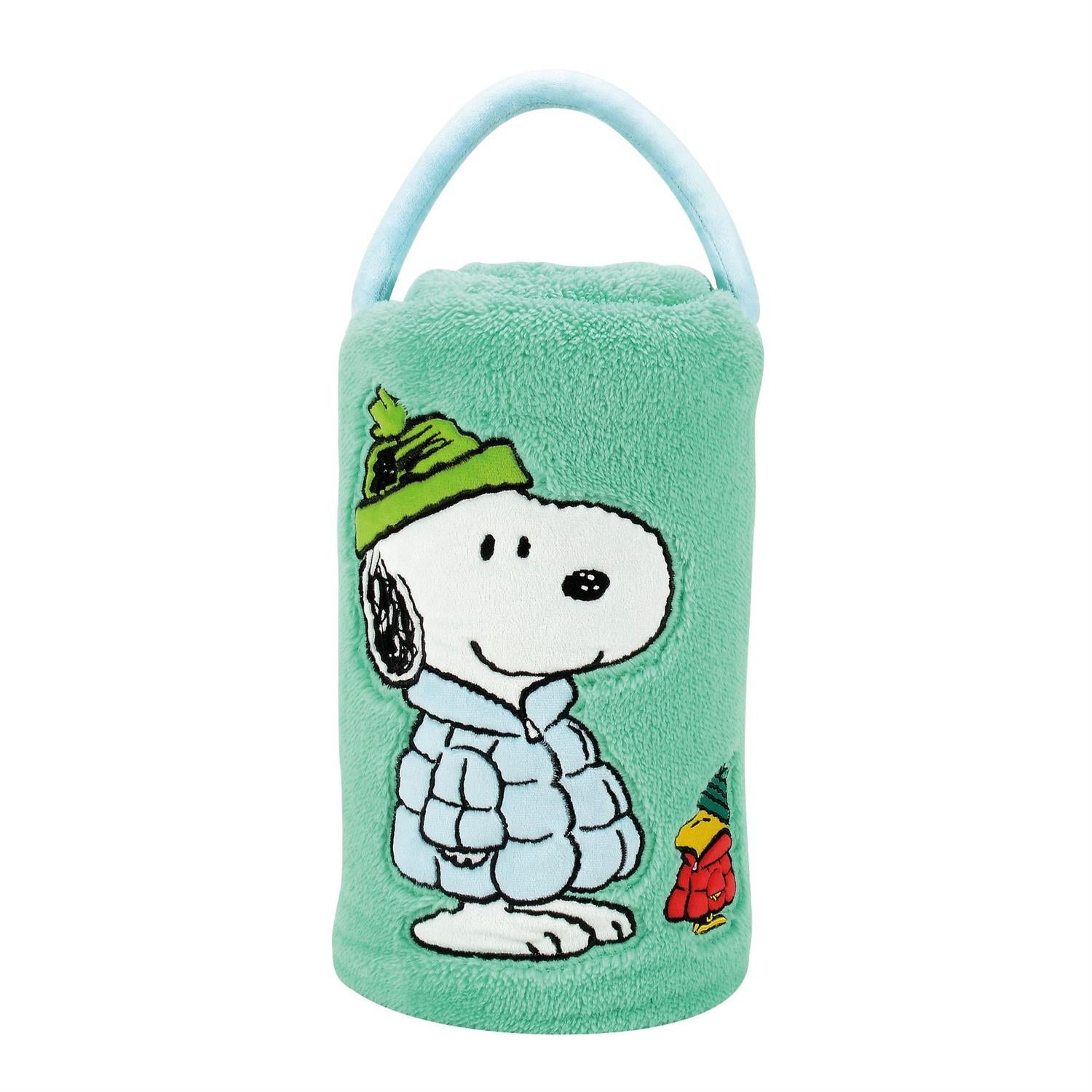 Snoopy and Woodstock Puffy Coat Snow Throw - Country N More Gifts