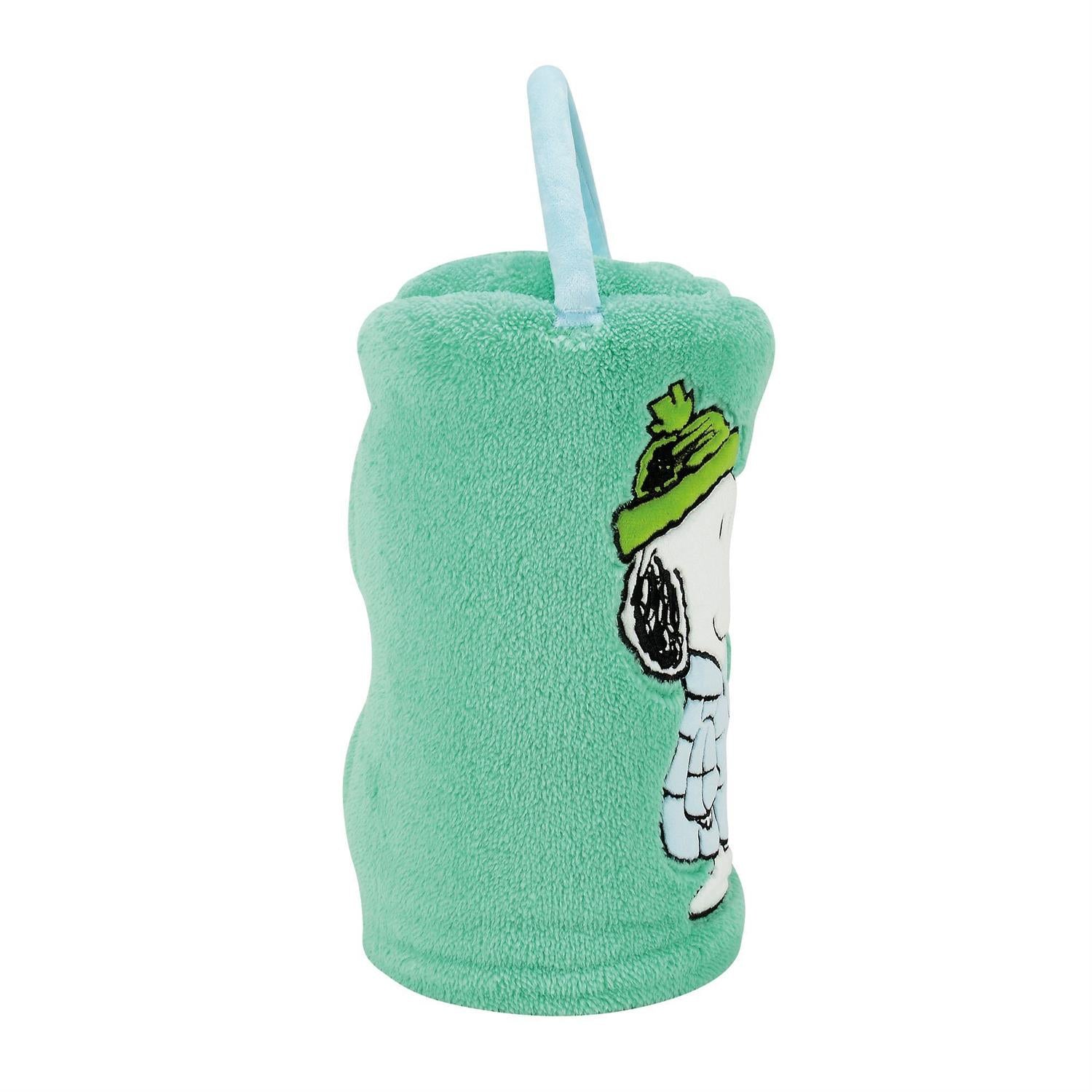 Snoopy and Woodstock Puffy Coat Snow Throw - Country N More Gifts