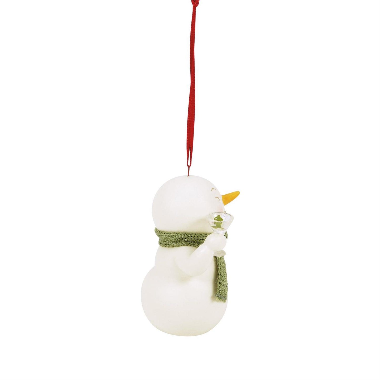 Drink Happy Thoughts Ornament - Country N More Gifts