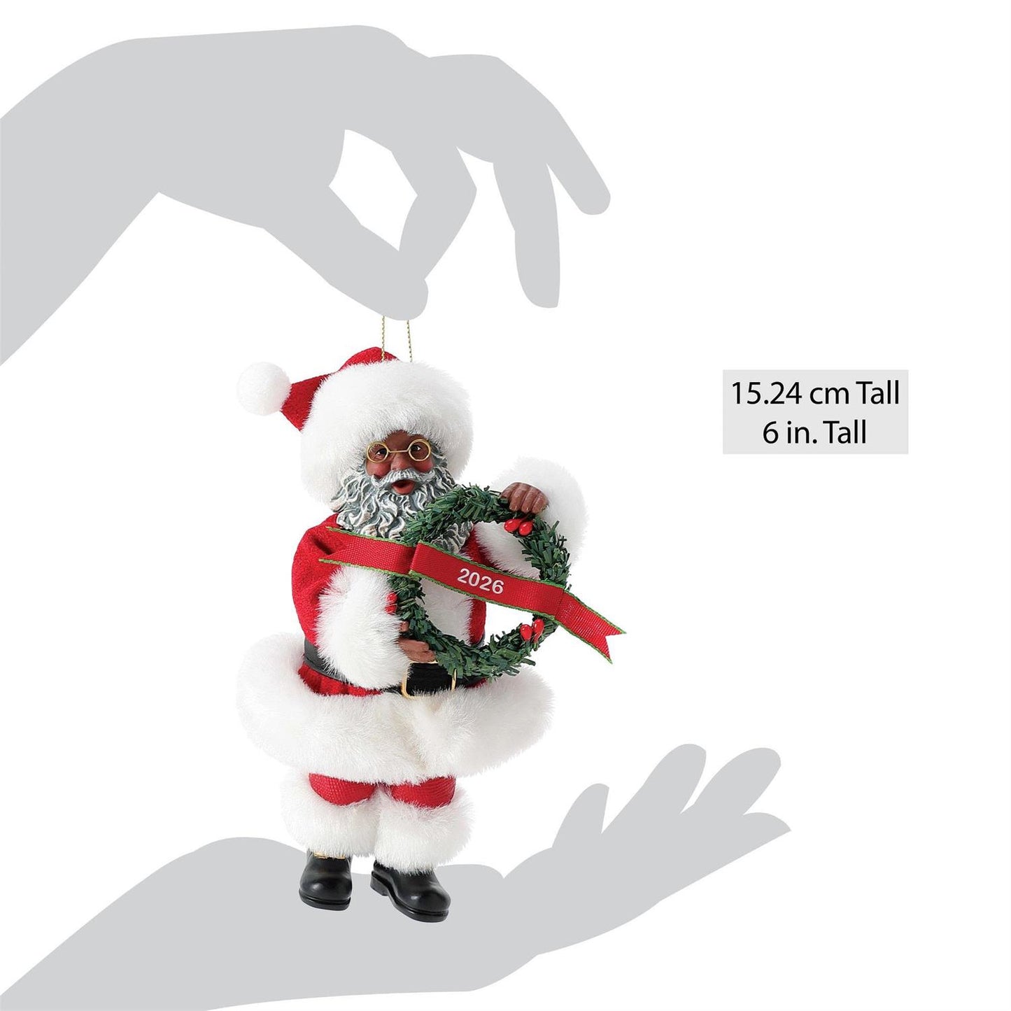 2026 Wreath Ornament African American Limited Edition - Country N More Gifts