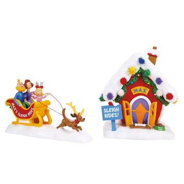 Max's Sleigh Rides Set of 2 - Country N More Gifts