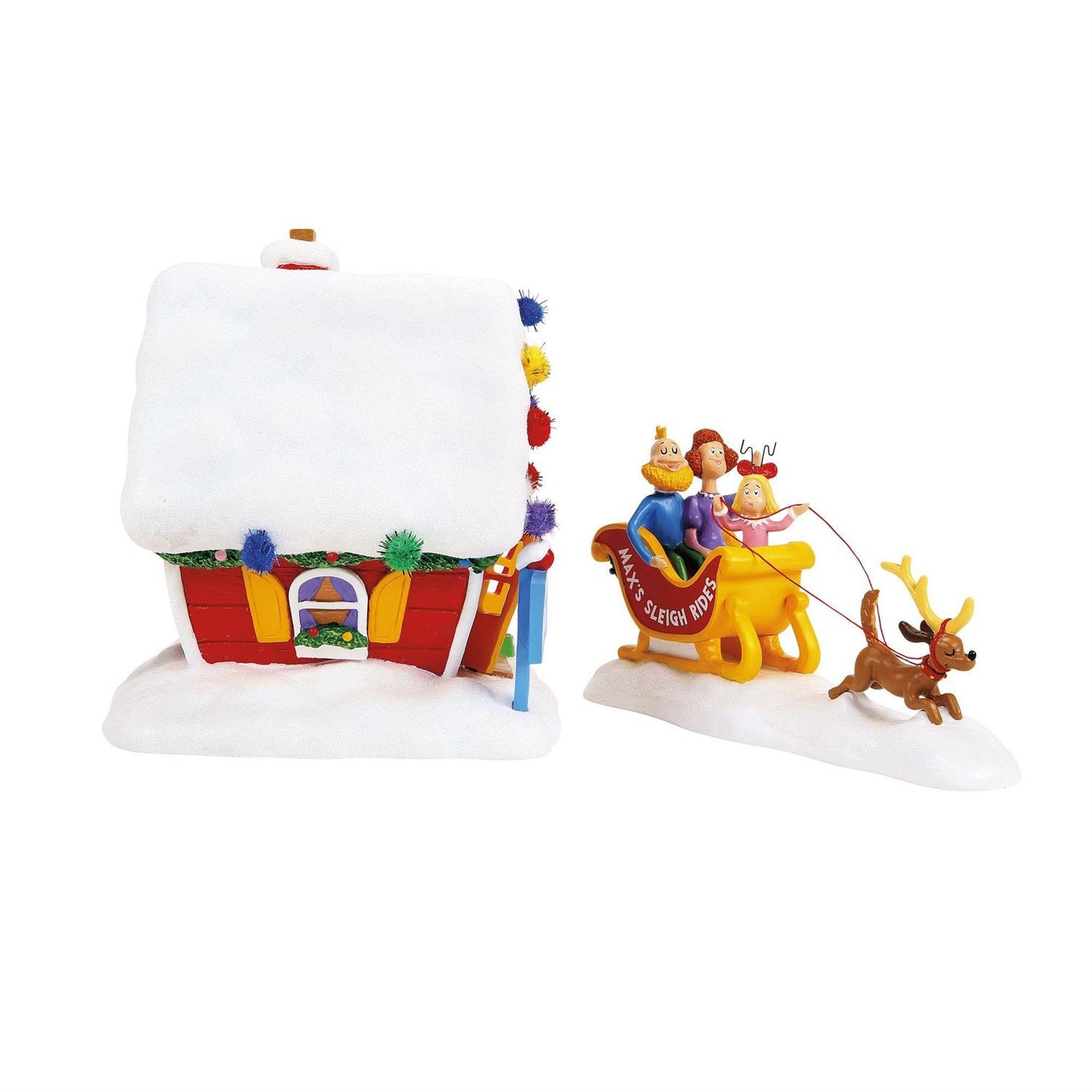 Max's Sleigh Rides Set of 2 - Country N More Gifts