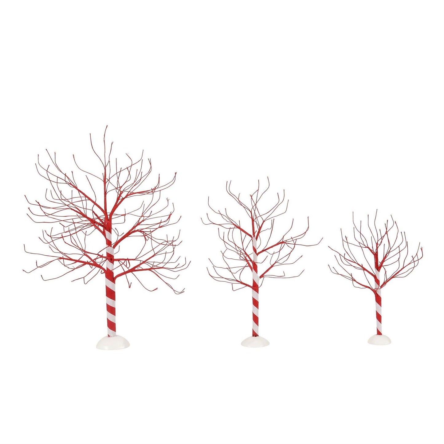 Peppermint Twist Trees Set of 3 - Country N More Gifts
