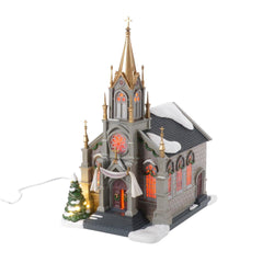 buy department 56 50th anniversary  cathedral chapel that lights up with christmas decorations at countrynmoregifts.com