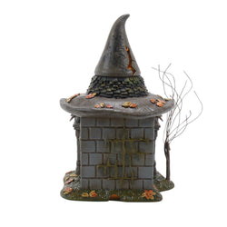 Buy Department 56 Halloween-themed decorative house with witch hat from CountryNMoreGifts.com
