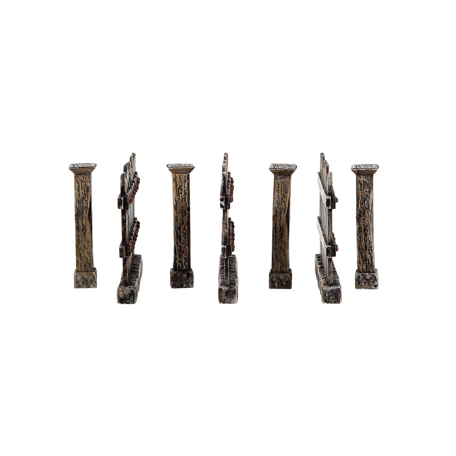Village Line Fence Set of 7 - Country N More Gifts