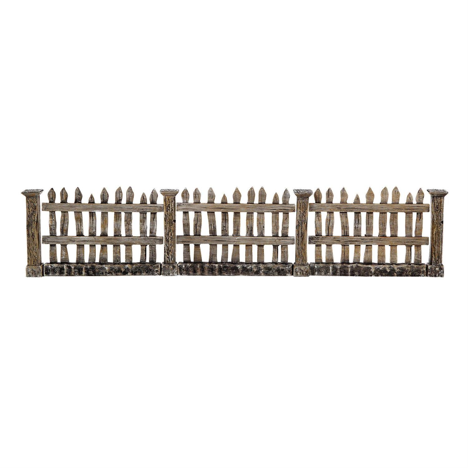 Village Line Fence Set of 7 - Country N More Gifts