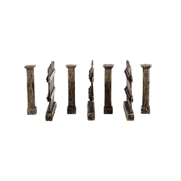 Village Line Fence Set of 7 - Country N More Gifts