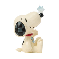 Buy Jim Shore at CountryNMoreGifts.com Snoopy with Snowflake on his Nose Mini
