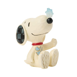 Buy Jim Shore at CountryNMoreGifts.com Snoopy with Snowflake on his Nose Mini