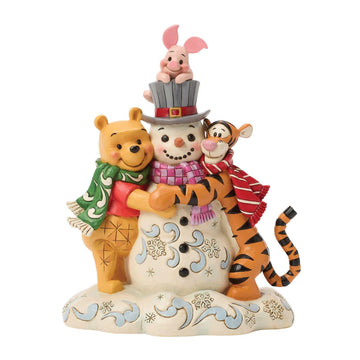 A Chilly Creation - Pooh & Friends Snowman - Country N More Gifts