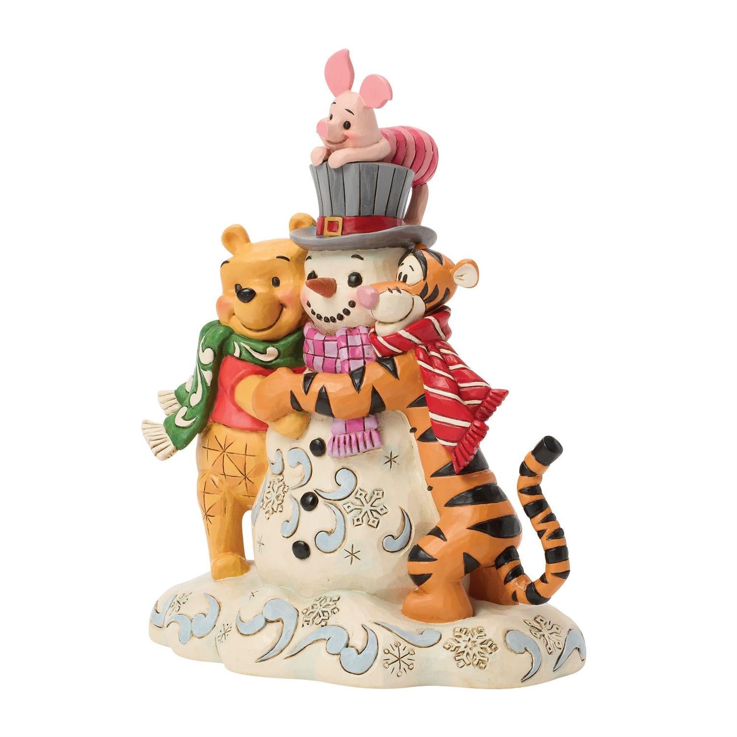 A Chilly Creation - Pooh & Friends Snowman - Country N More Gifts