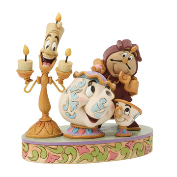 The Heart of the Castle - Lumiere, Mrs Potts, Cogsworth - Country N More Gifts