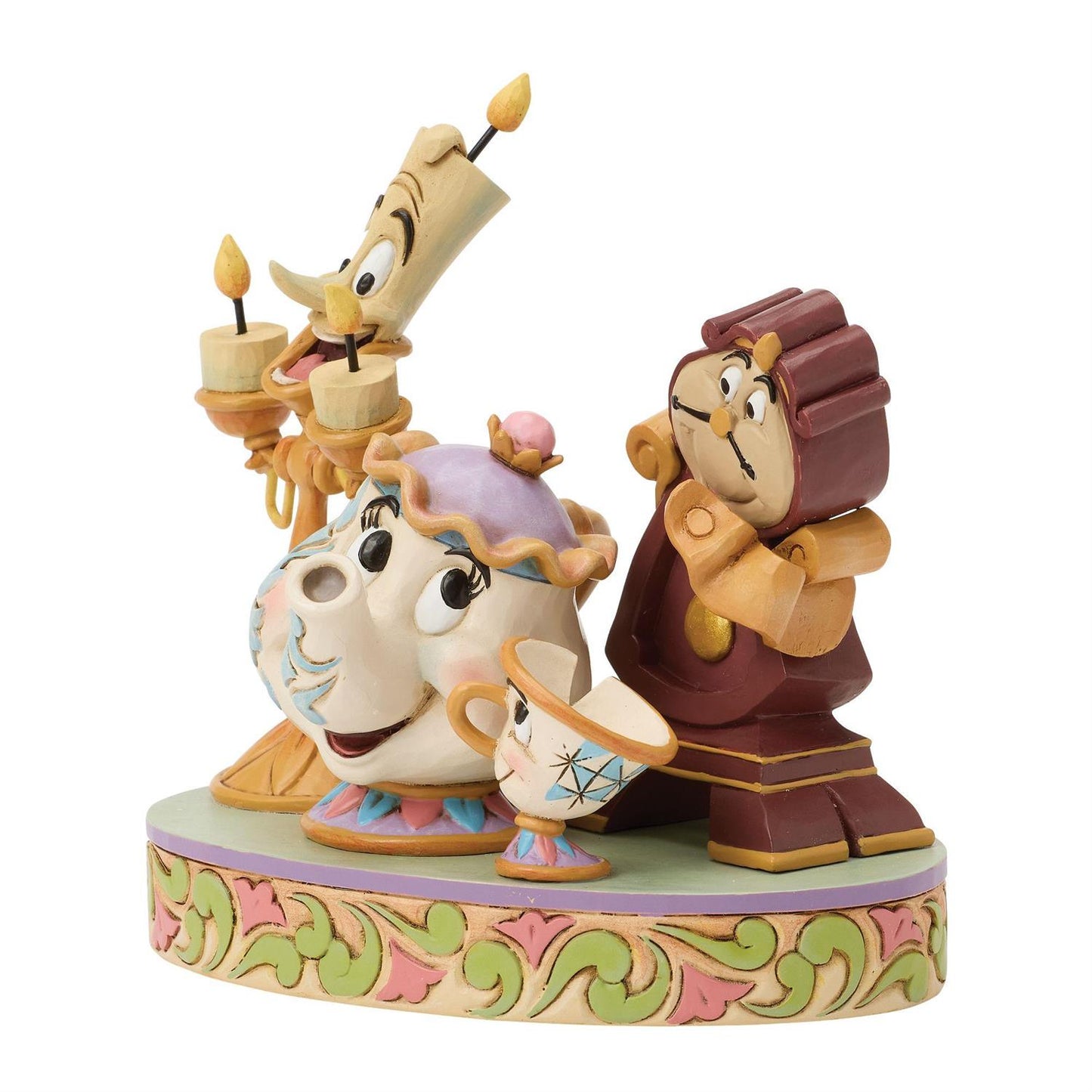 The Heart of the Castle - Lumiere, Mrs Potts, Cogsworth - Country N More Gifts