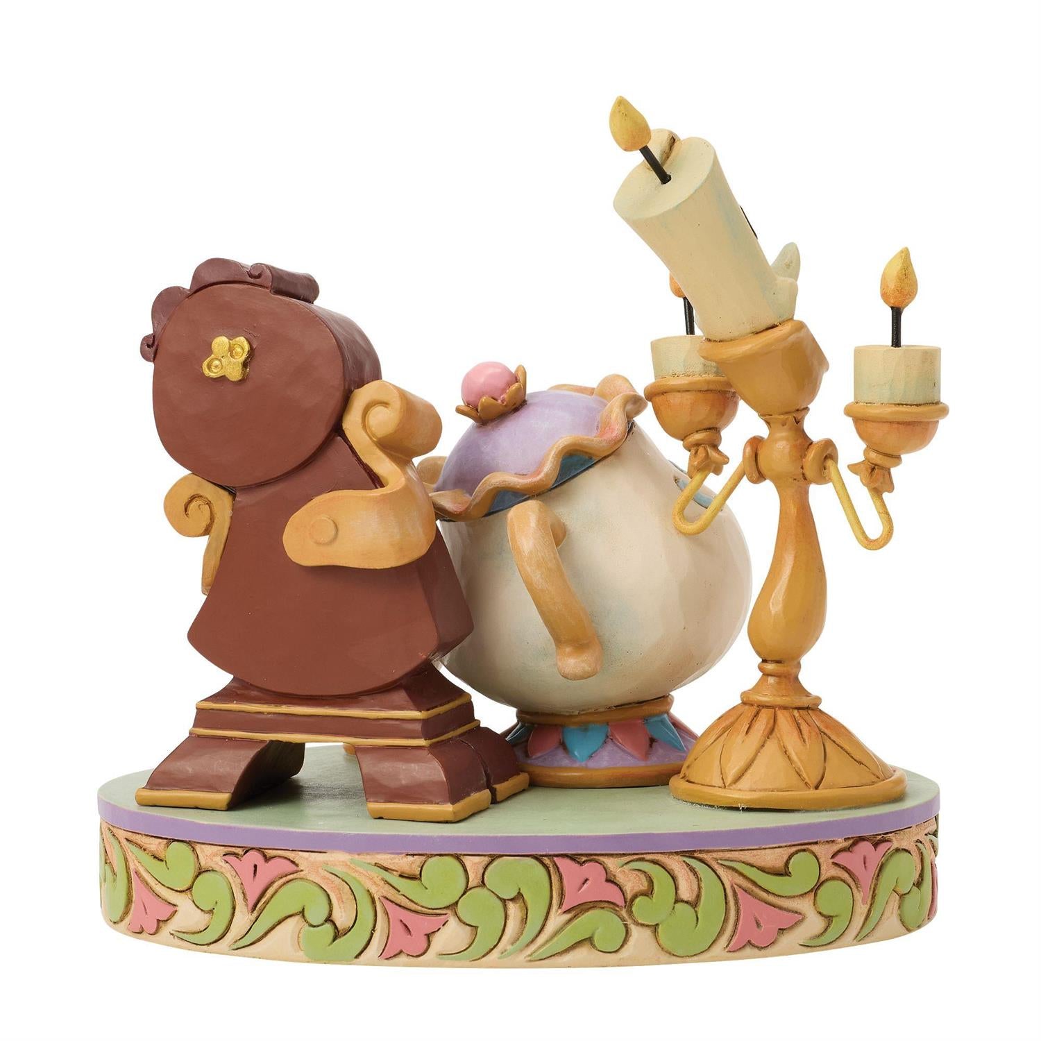 【Disney Traditions】ルミエール＆ミセス・ポット＆コグスワース The Heart of the Castle - Lumiere, Mrs Potts, Cogsworth – Country