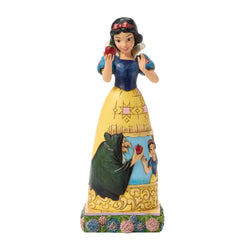 Buy Jim Shore at CountryNMoreGifts.com Snow White holding an Apple with a scene on her skirt