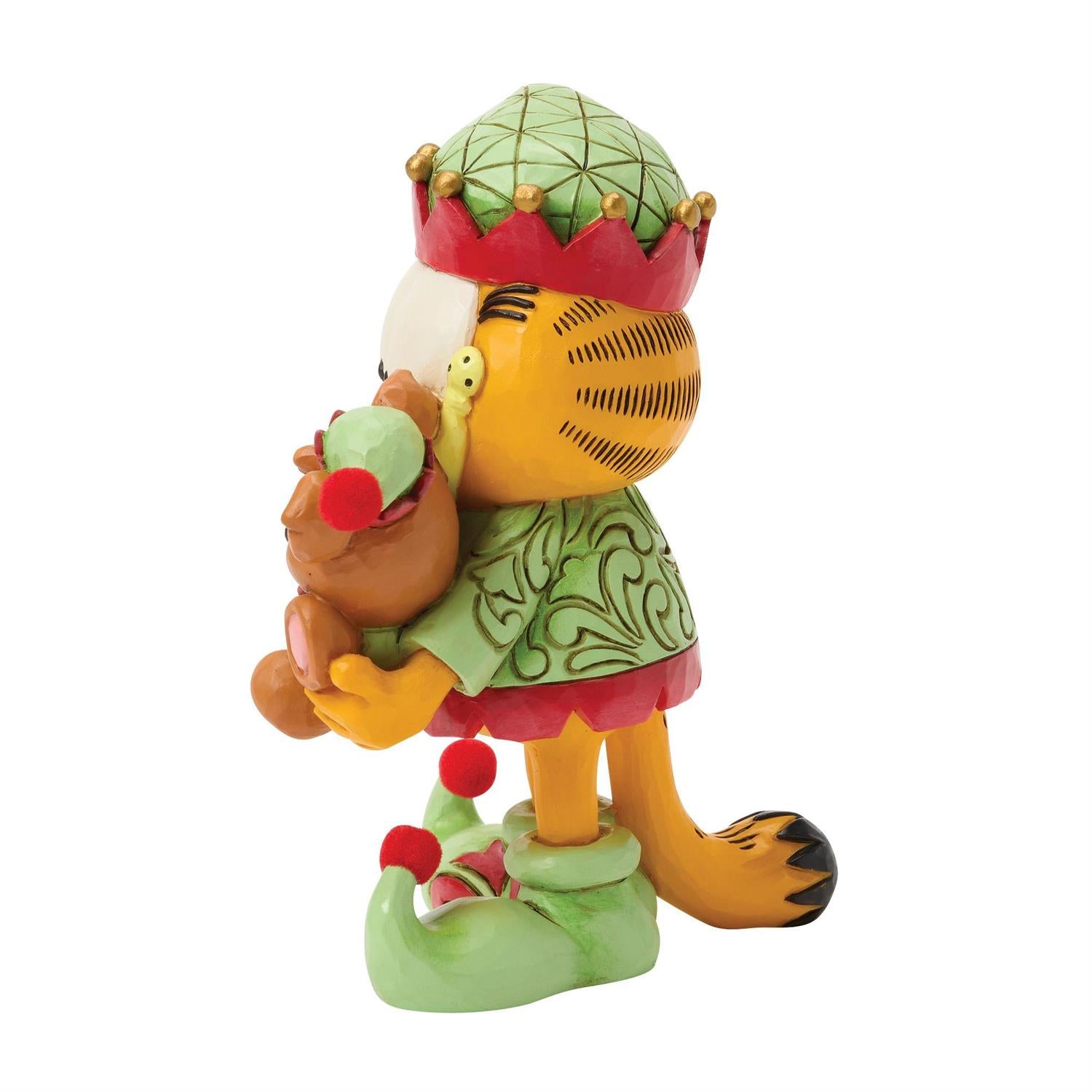 An Elf's Best Friend - Garfield and Pooky in Elf Costume - Country N More Gifts