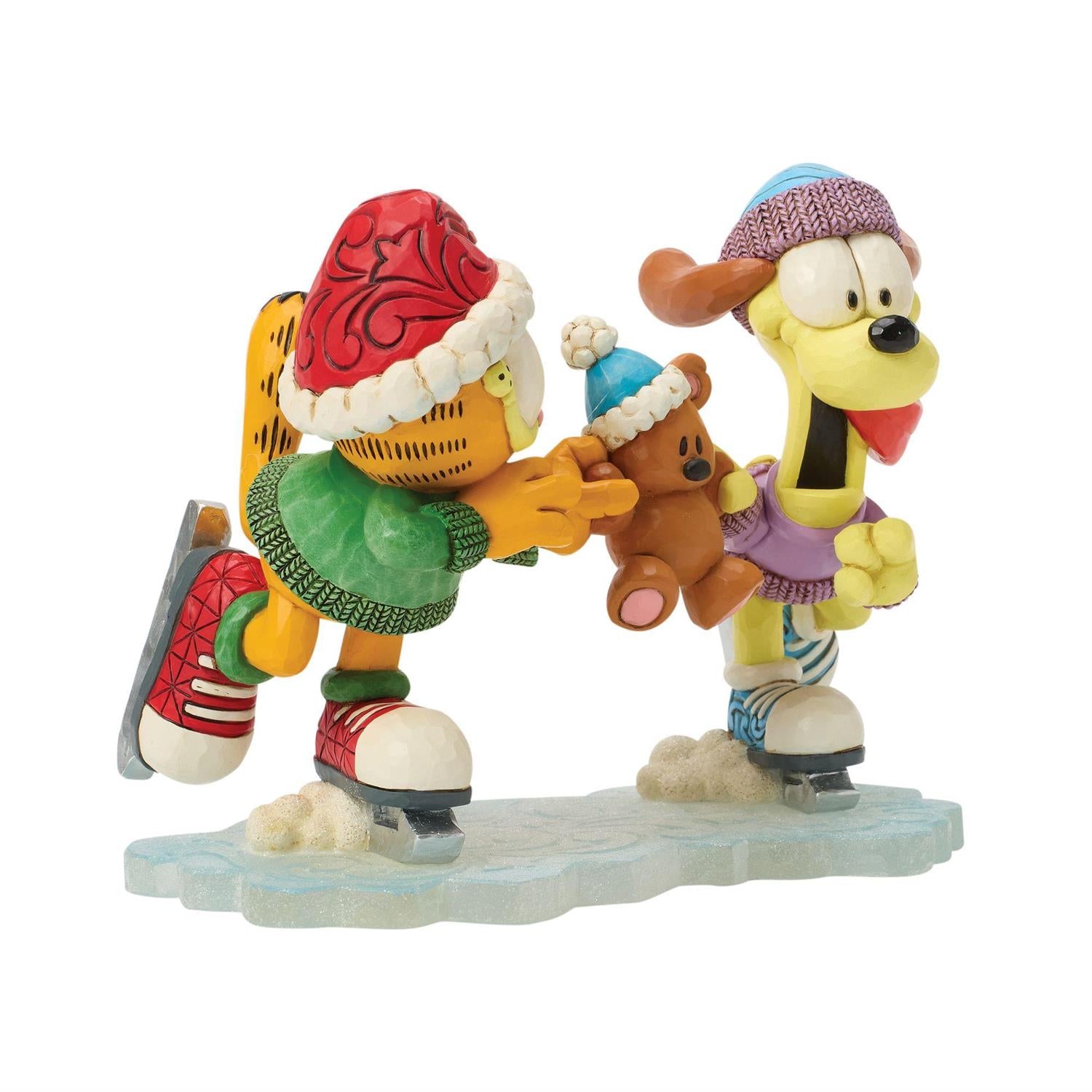 Skating Through the Holidays - Garfield Odie Pooky Skating - Country N More Gifts