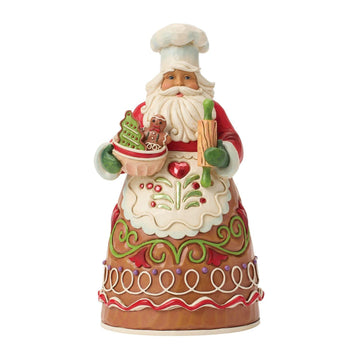 Baking Holiday Magic - Gingerbread Pastry Chef Santa - Country N More Gifts
