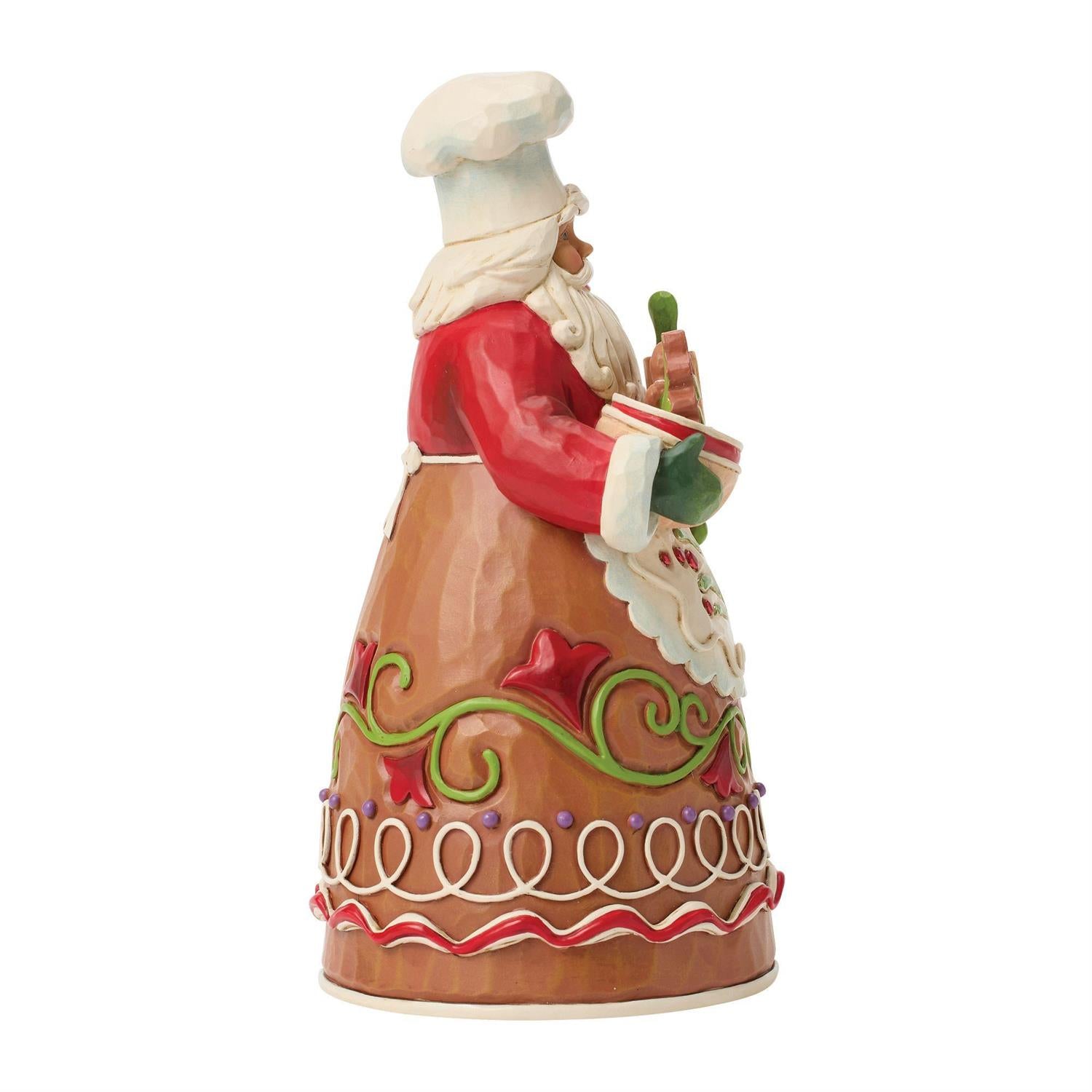 Baking Holiday Magic - Gingerbread Pastry Chef Santa - Country N More Gifts