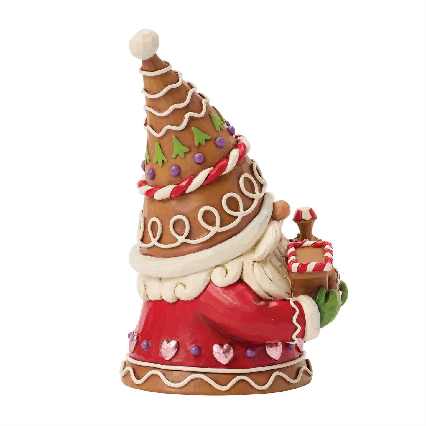 Gnome on Track - Gingerbread Gnome Train Figurine - Country N More Gifts