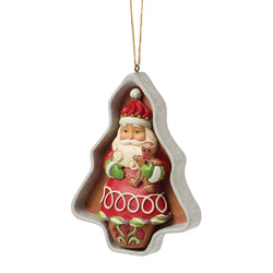 Cookie Cutter Santa Ornament - Country N More Gifts