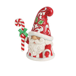 Swirls and Twirls - Gnome Large Candy Cane Figurine - Country N More Gifts