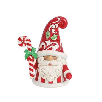 Swirls and Twirls - Gnome Large Candy Cane Figurine - Country N More Gifts