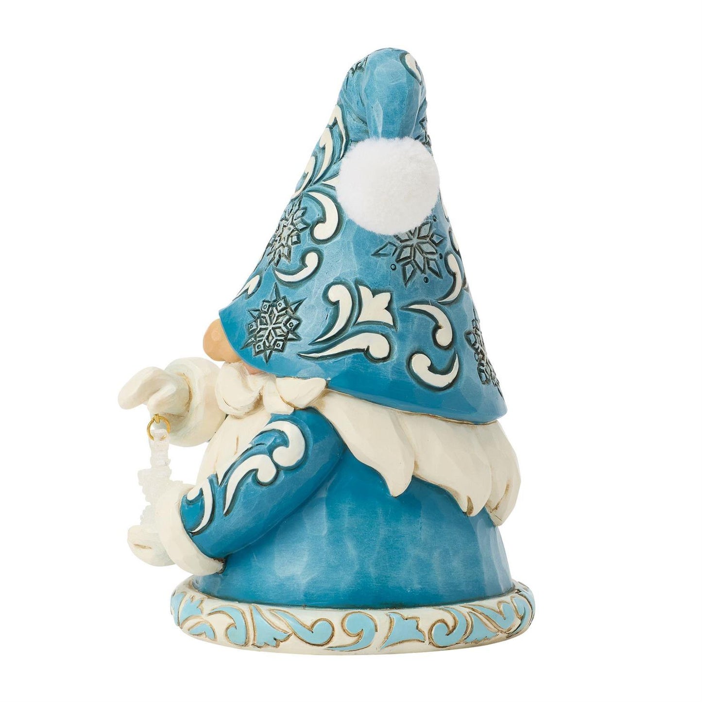 Snow Beautiful - Gnome Holding Snowflake Figurine - Country N More Gifts