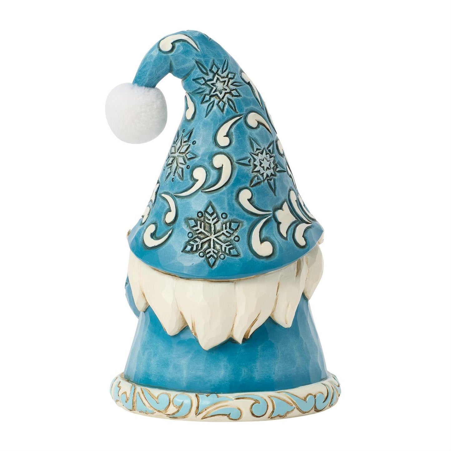 Snow Beautiful - Gnome Holding Snowflake Figurine - Country N More Gifts