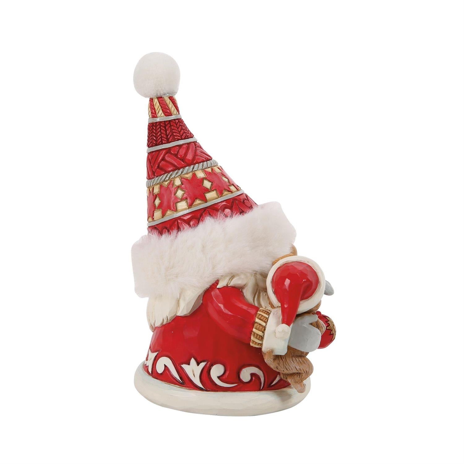 Gnomebody's Cutie - Gnome Hugging Cute Puppy Figurine - Country N More Gifts