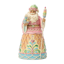 Santa's Sweet Indulgence - Sweets Santa Macaron Staff Figurine