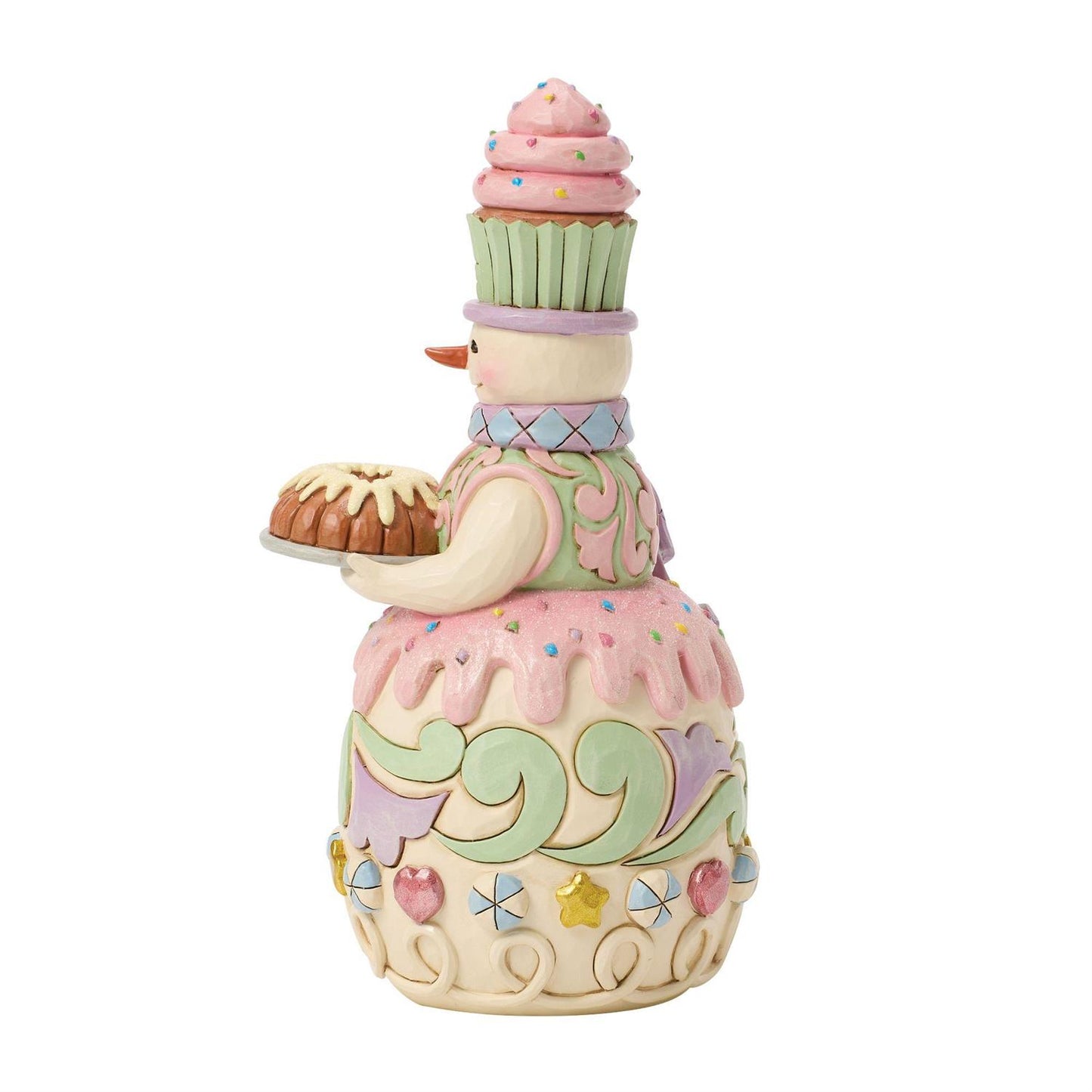 Baked Just For You - Sweets Snowman Bundt Cake Figurine - Country N More Gifts