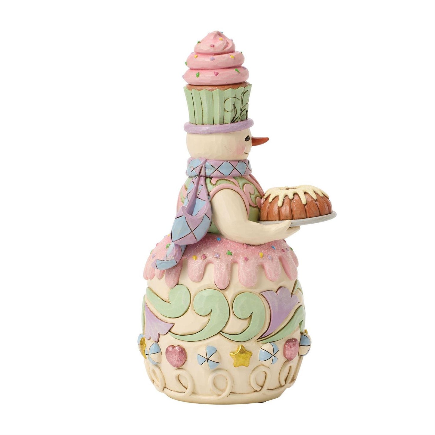 Baked Just For You - Sweets Snowman Bundt Cake Figurine - Country N More Gifts