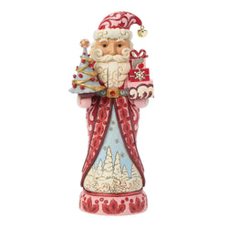 Heart of the Holidays - Nutcracker Santa Tree Red/Pink - Country N More Gifts