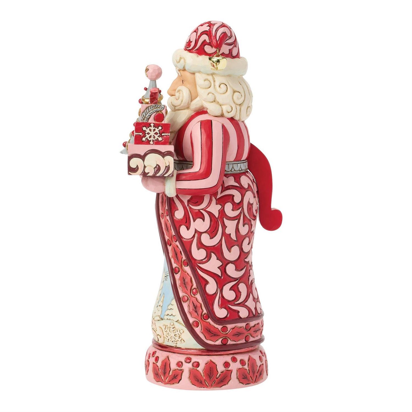 Heart of the Holidays - Nutcracker Santa Tree Red/Pink - Country N More Gifts