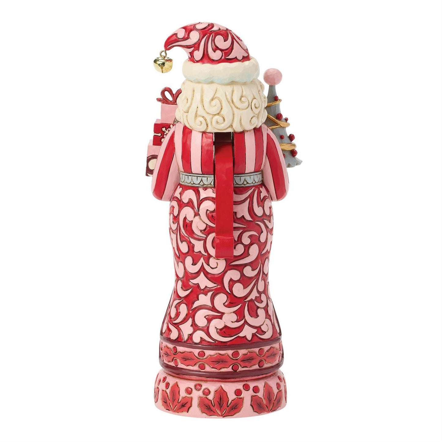 Heart of the Holidays - Nutcracker Santa Tree Red/Pink - Country N More Gifts