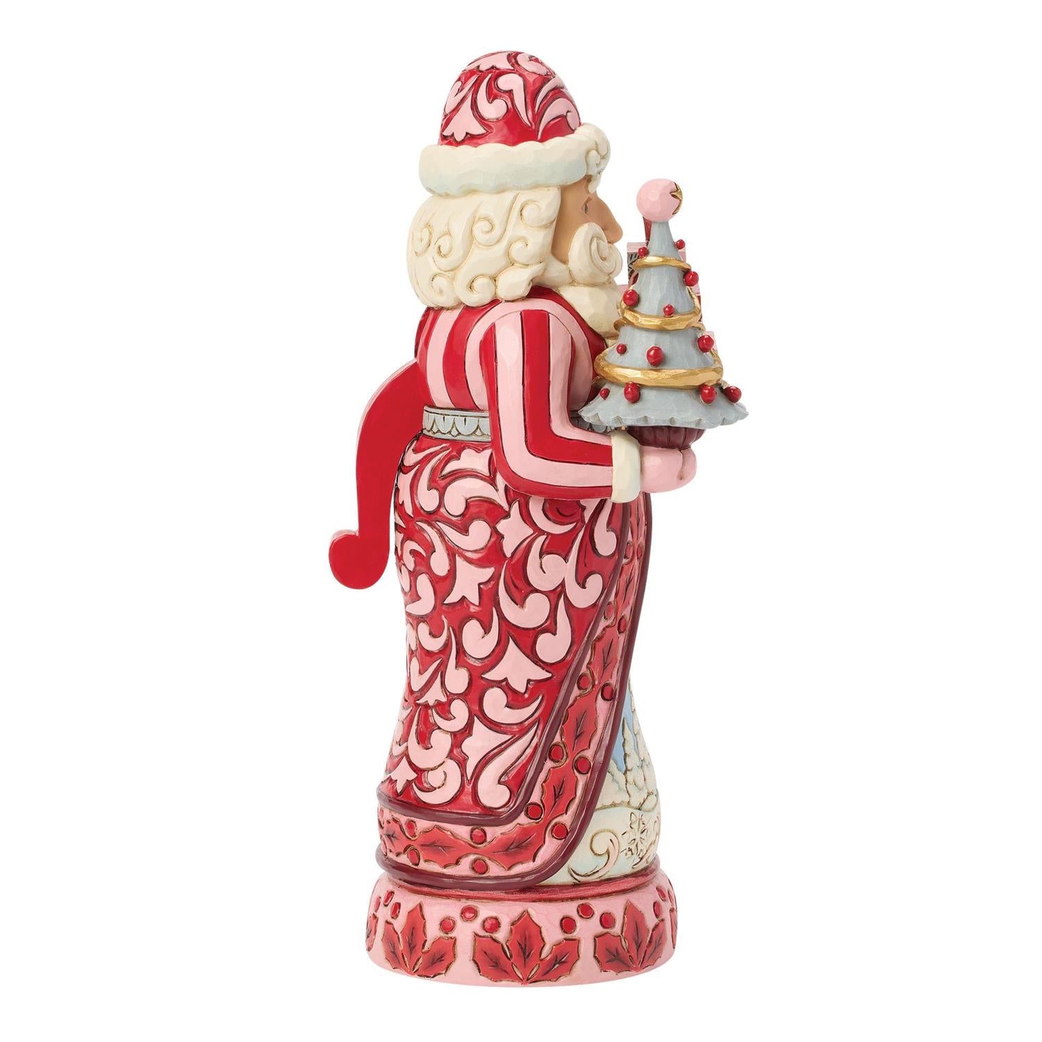 Heart of the Holidays - Nutcracker Santa Tree Red/Pink - Country N More Gifts