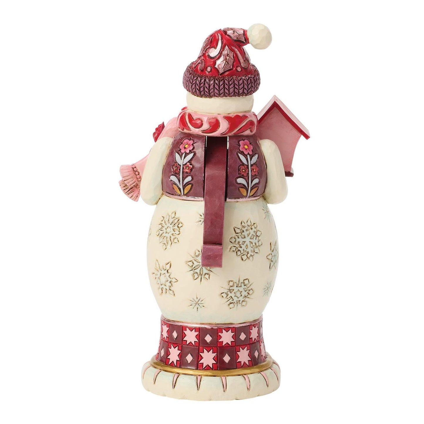 Holiday Harmony - Snowman Nutcracker Red & Pink - Country N More Gifts
