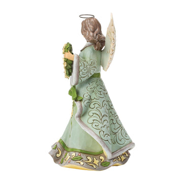 Garland of Grace - Opal & Moss Angel Poinsettia - Country N More Gifts