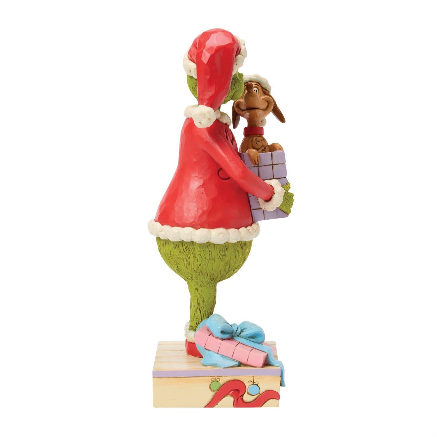 Grinch Holding Gift with Max - Country N More Gifts