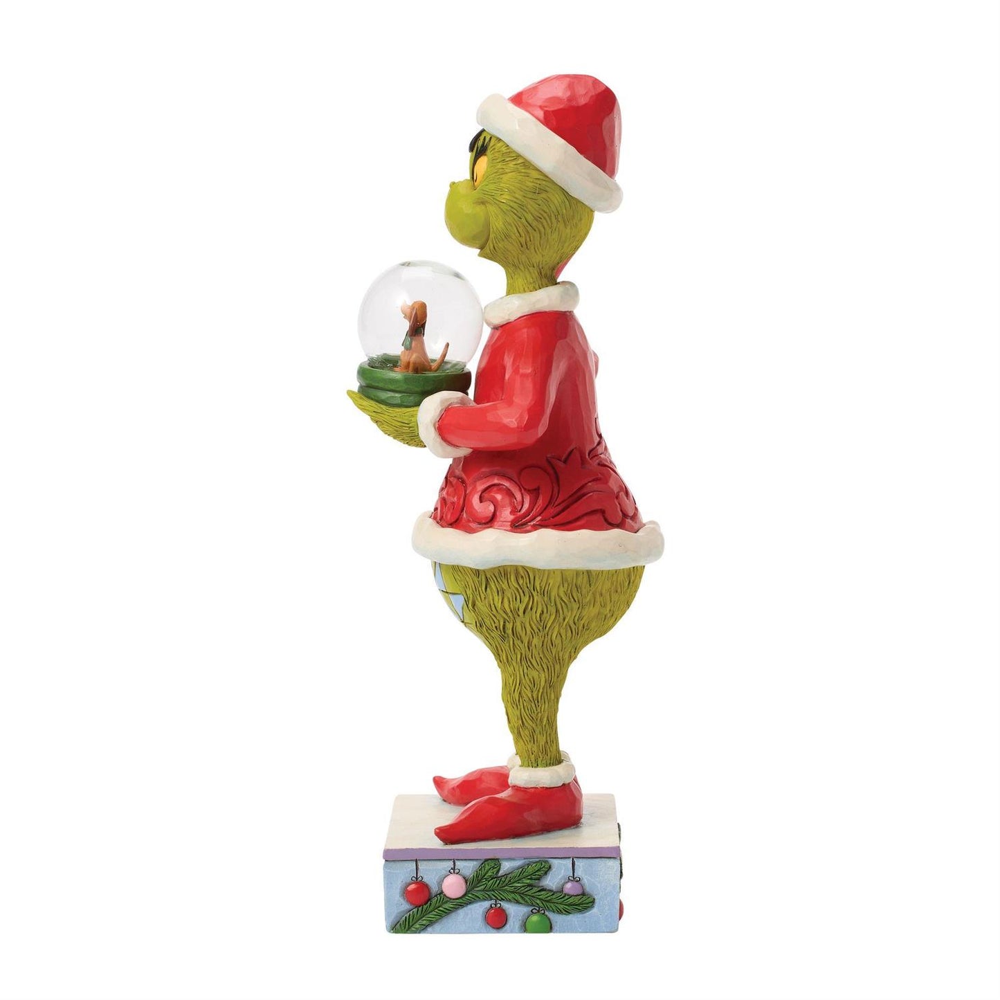Grinch Holding Dome with Max - Country N More Gifts