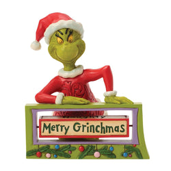 Buy Jim Shore at CountryNMoreGifts.com Grinch with Rotating Message Block