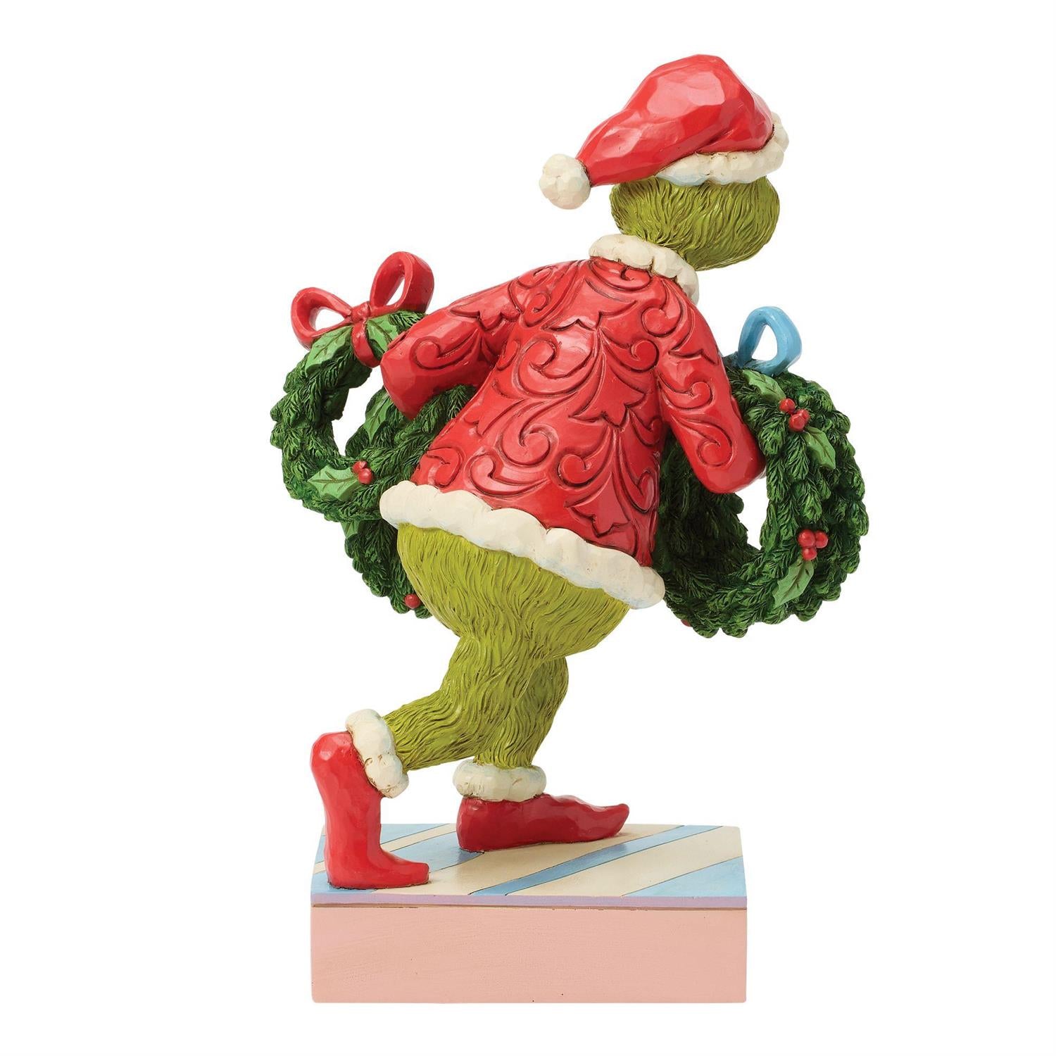 Grinch with Multiple Wreaths - Country N More Gifts