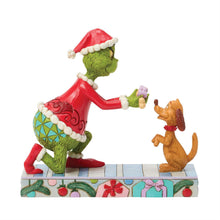 Grinch Giving Max a Bone Figurine