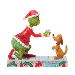 Buy Jim Shore at CountryNMoreGifts.com Grinch giving Max a Bone