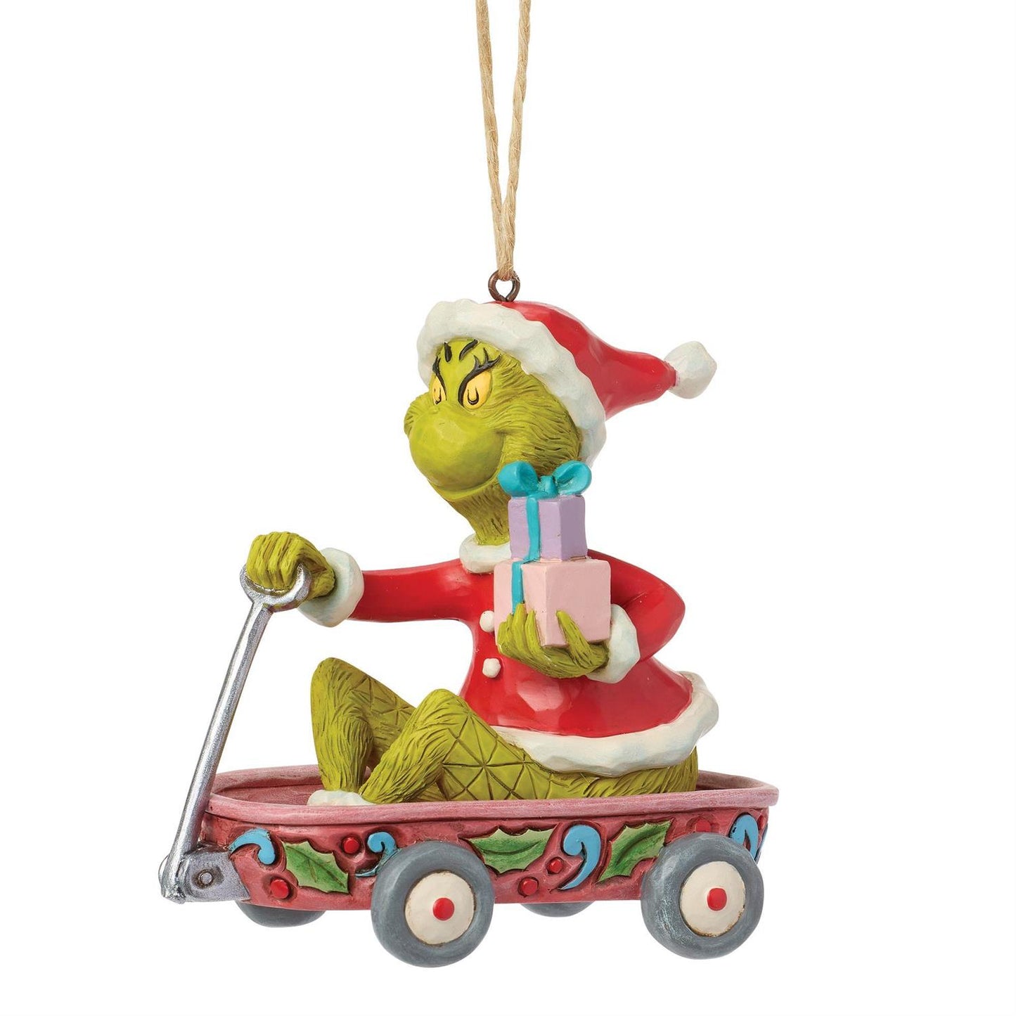 Grinch in Wagon Ornament - Country N More Gifts
