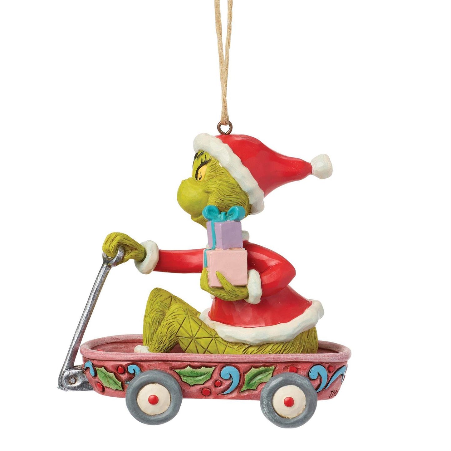 Grinch in Wagon Ornament - Country N More Gifts